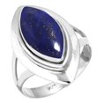 thumbnail image 1 of Natural Lapis Women Jewelry 925 Sterling Silver Ring, 1 of 6