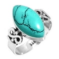 thumbnail image 1 of Turquoise Women Jewelry 925 Sterling Silver Ring, 1 of 6