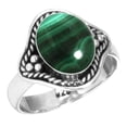 thumbnail image 1 of Natural Malachite Women Jewelry 925 Sterling Silver Ring, 1 of 6