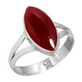 thumbnail image 1 of Garnet Quartz Ring 925 Sterling Silver Handmade Jewelry, 1 of 5