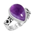 thumbnail image 1 of Natural Amethyst Women Jewelry 925 Sterling Silver Ring, 1 of 6