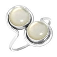 thumbnail image 1 of 925 Sterling Silver Women Jewelry Natural Mother Of Pearl Ring, 1 of 5