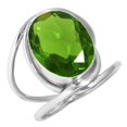 thumbnail image 1 of 925 Silver Ring For Women - Teens Green Peridot Quartz Stone Silver Ring Size 7 August Birthstone Fashion Silver Ring Size 7 Gift For Wife On Friendship Day 925 Silver Jewelry With Gemstone, 1 of 5