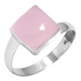 thumbnail image 1 of Rose Quartz Women Jewelry Solid 925 Sterling Silver Ring, 1 of 5