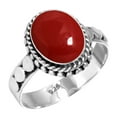 thumbnail image 1 of Red Stone Women Jewelry 925 Sterling Silver Ring, 1 of 5