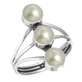 thumbnail image 1 of 925 Sterling Silver Women Jewelry Freshwater Pearl Ring, 1 of 5