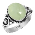 thumbnail image 1 of Natural Prehnite Women Jewelry 925 Sterling Silver Ring, 1 of 6