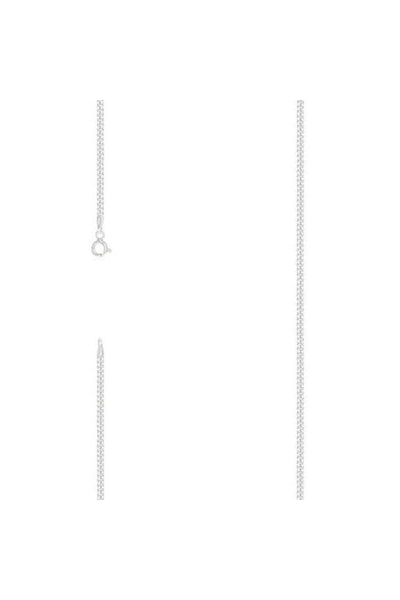 925 Silver Solid Classic Cuban 2mm | Exclusive Jewelers - 16" Inch