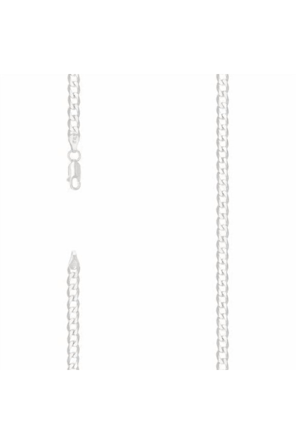 925 Silver Solid Classic Cuban 5mm | Exclusive Jewelers - 22" Inch
