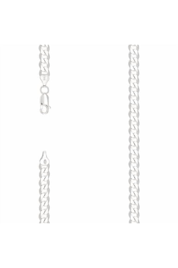 925 Silver Solid Classic Cuban 7mm | Exclusive Jewelers - 18" Inch