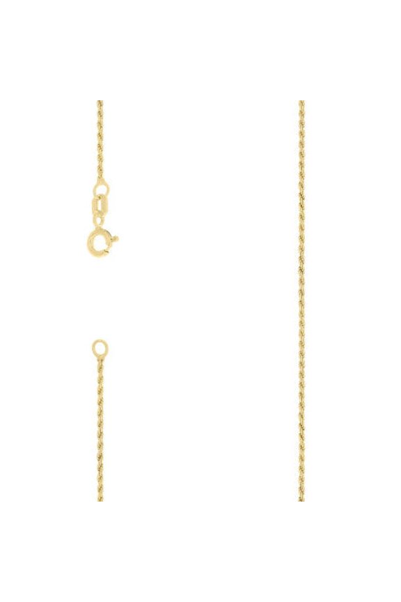 925 Silver Solid Rope Chain 0.5mm | Exclusive Jewelers - 8" Inch