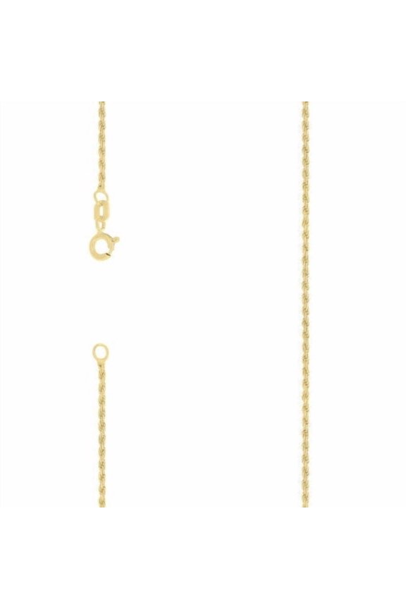 925 Silver Solid Rope Chain 1mm | Exclusive Jewelers - 16" Inch