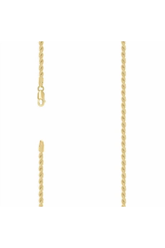 925 Silver Solid Rope Chain 3.5mm | Exclusive Jewelers - 24" Inch