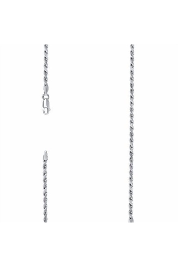 925 Silver Solid Rope Chain 3mm | Exclusive Jewelers - 24" Inch
