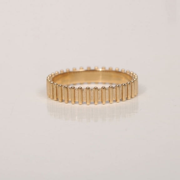 925 Silver Wide Statement Ring, Full Eternity Ring, Anniversary Gift For Women, Daily Wear Ring, Fine Jewelry