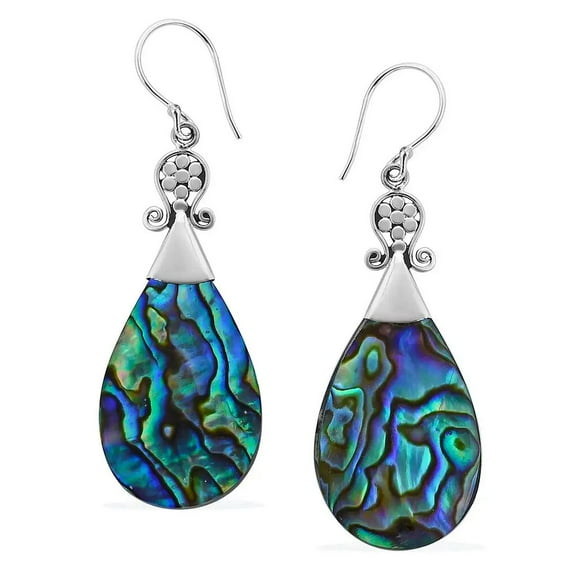 Shop LC 925 Sterling Silver Drop Dangle Earrings Abalone Shell Jewelry Gifts For Women Costume Jewelry for Women Birthday Gifts