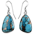 thumbnail image 1 of Turquoise Earrings for Women in 925 Sterling Silver Drop Dangle Earrings Boho Western Turquoise Jewelry Birthday Christmas Gifts, 1 of 5