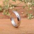 thumbnail image 1 of 925 Solid Silver Band, Handmade Silver Ring Band, Silver Men's Wedding Band, 1 of 8