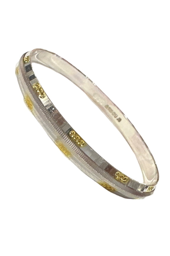 925 Sterling Silver Hallmarked Punjabi / Sikh Men Kada #19 Kada Diameter (Inch): 3.0 inch / 3-0 Indian