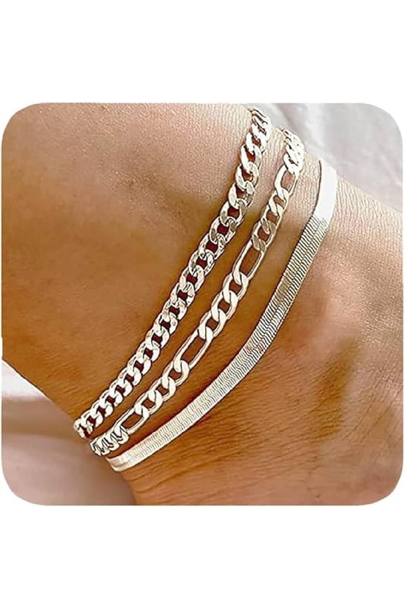 925 Stelring Silver Infinity Birthstone Anklet, Dainty Foot Chain Crytal Anklet Bracelets for Women