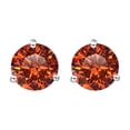 thumbnail image 1 of 925 Sterling Silver 0.5Ct/1Ct D Color Moissanite Earrings for Women Daily Classical Simple Design, 1 of 1