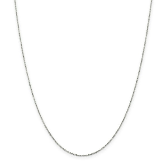 925 Sterling Silver 0.6mm Cable Chain 20 Inch