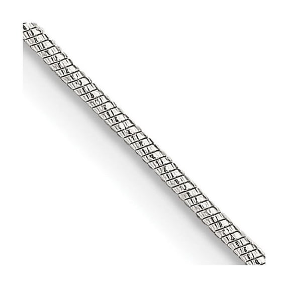 925 Sterling Silver 0.85mm Round Snake Chain Necklace 20 Inch - Chain Necklace for Women and Men