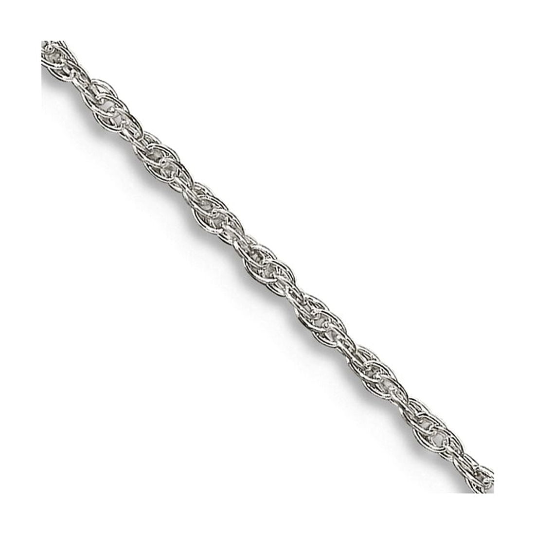 925 Sterling Silver 1.25mm Loose Rope Chain Necklace 22 Inch Chain ...