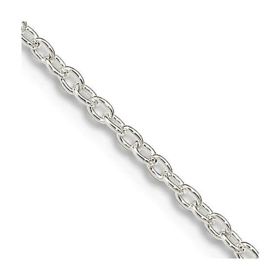 925 Sterling Silver 1.45mm Cable Chain Necklace 20 Inch Chain Necklace for Women and Men - 2.0 Grams