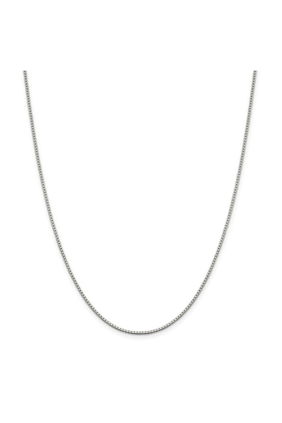925 Sterling Silver 1.4mm Box Chain 30 Inch