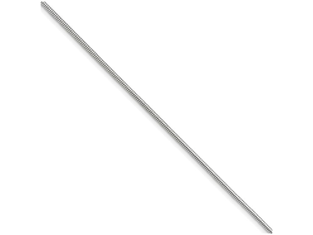 925 Sterling Silver 1.5mm Round Snake Chain Anklet 9 Inch Lobster Claw Anklet for Women and Men