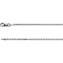 925 Sterling Silver 1.75mm Necklace 18 Inch Sparkle-Cut Cable Chain With Lobster Clasp Chain Necklace for Women and Men