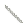 thumbnail image 1 of 925 Sterling Silver 1.8mm Solid Rope Chain Necklace 30 Inch Chain Necklace for Women and Men, 1 of 2