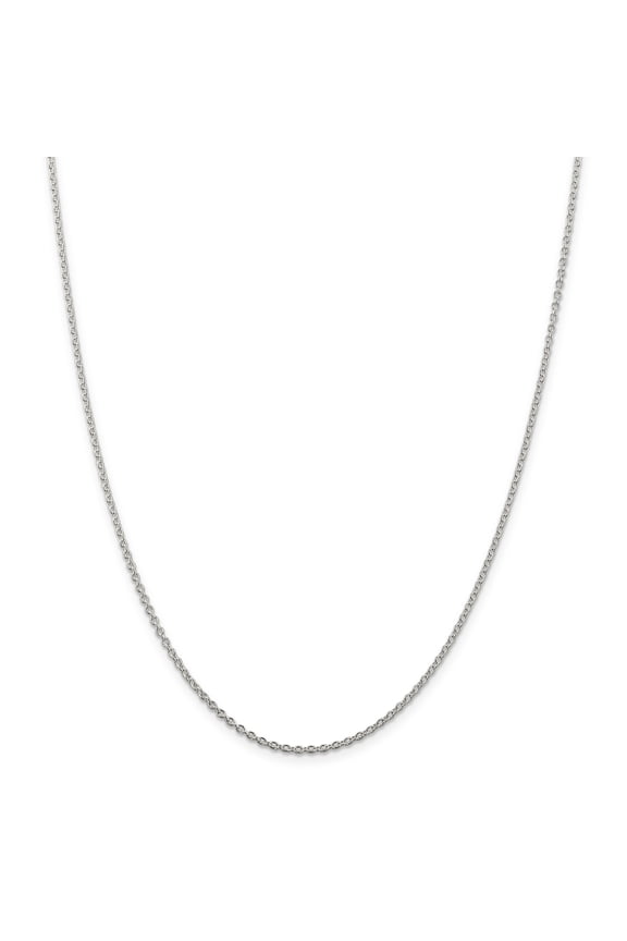 925 Sterling Silver 1.95mm Cable Chain 30 Inch