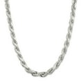 thumbnail image 1 of 925 Sterling Silver 10.25mm Diamond-cut Rope Chain 30 Inch, 1 of 7