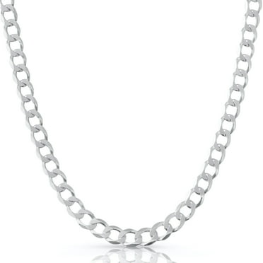 Italian 925 Sterling Silver Cuban Curb Link Chain Necklaces 2MM - 10.5MM, Solid 925 Italy, Next Level Jewelry