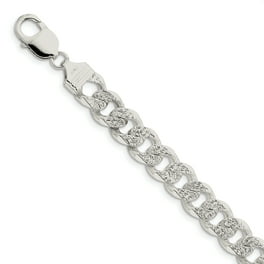 ブレスレット GUCCI Sterling Silver Double G Ladies Bracelet, Size 18 Gucci Ladies 925-Sterling Silver Double G Key Bracelet, Size