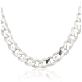 thumbnail image 1 of 925 Sterling Silver 11mm Curb Link Chain Necklace, 1 of 4