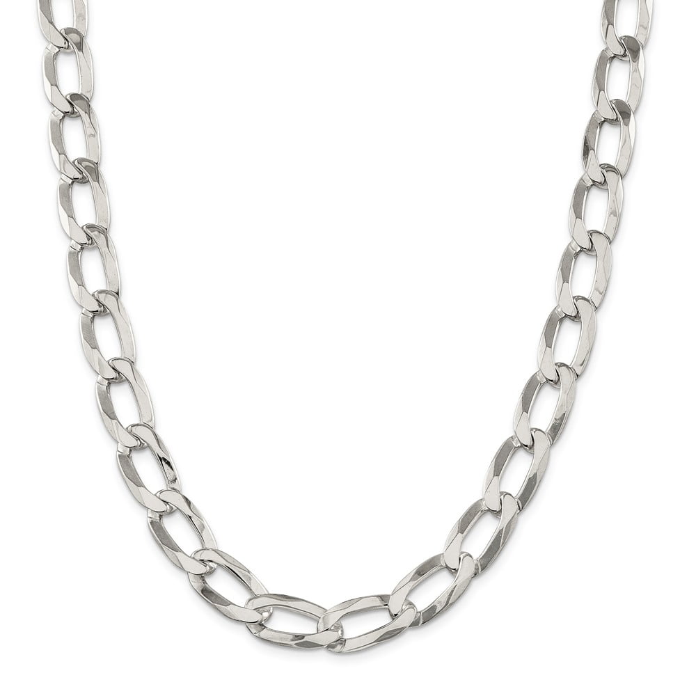 アクセサリー plllllleeeasse silver chain necklace 925 Sterling Silver 12.35mm Necklace Chain -24