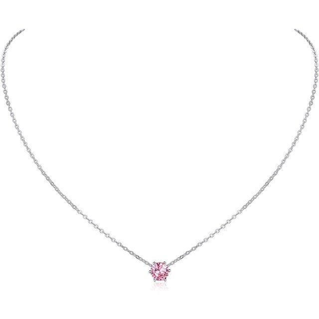 925 Sterling Silver 12 Months Sparkling Round Cut Created Birthstone