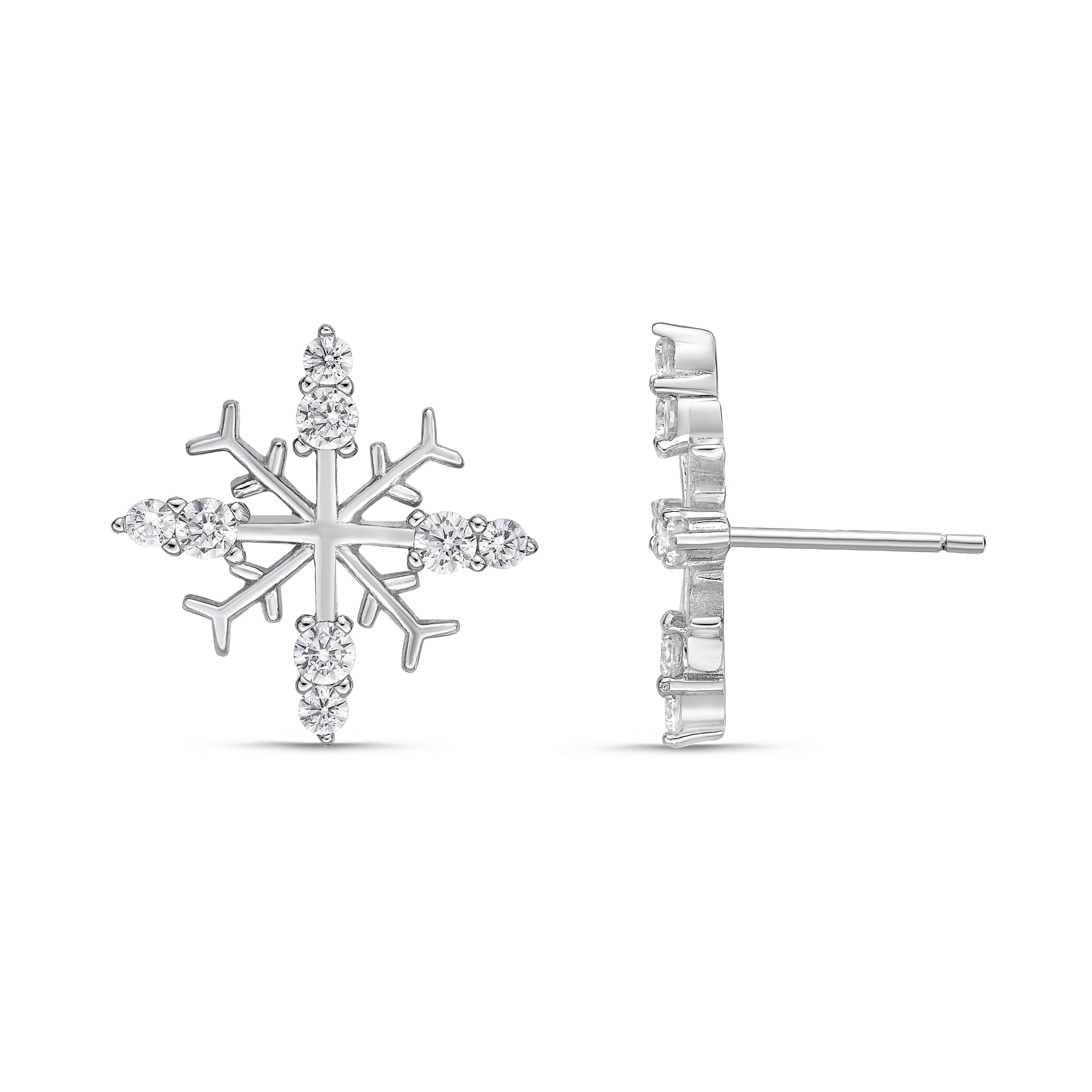 Snowflake snowstorm earrings deals