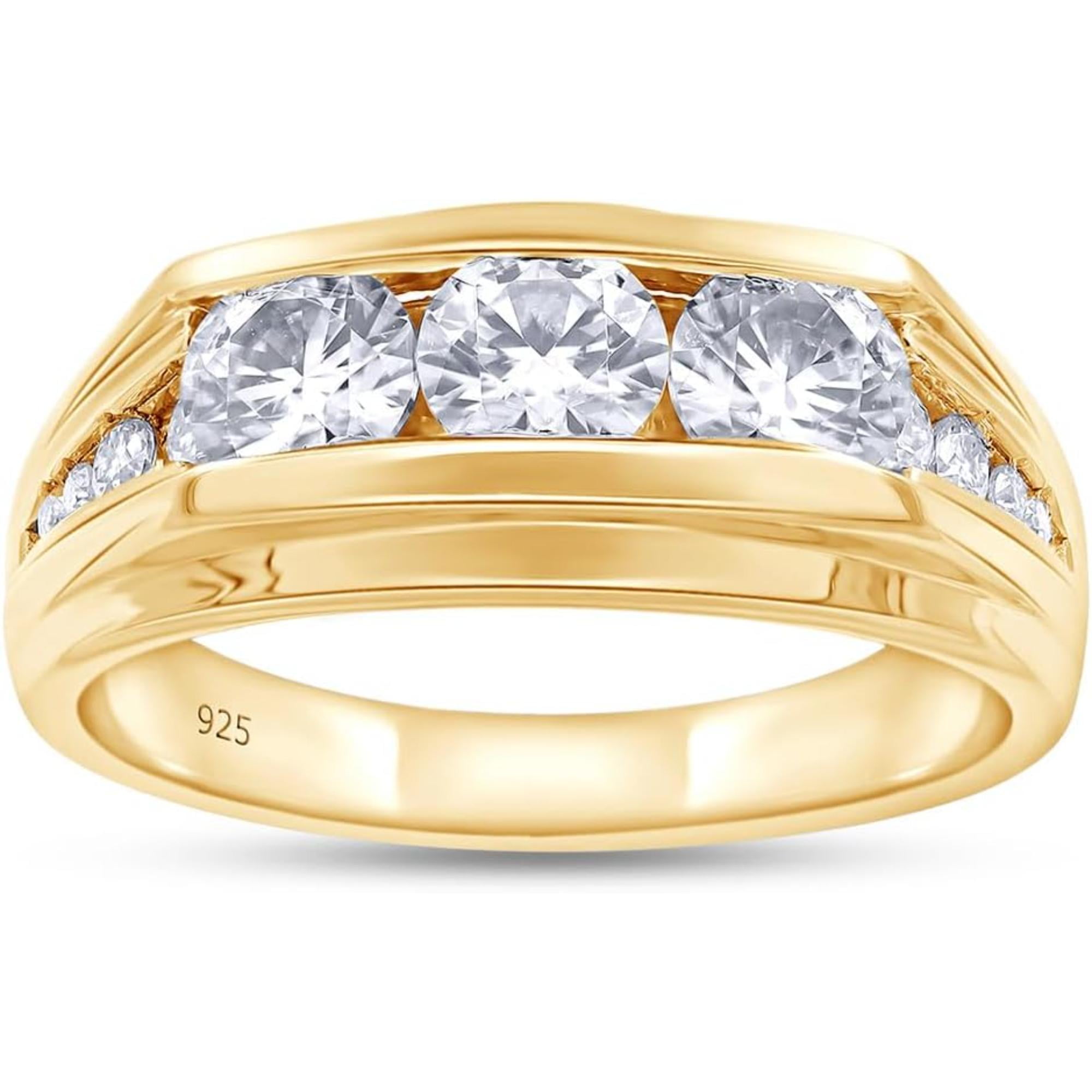 Mens gold wedding rings walmart discount