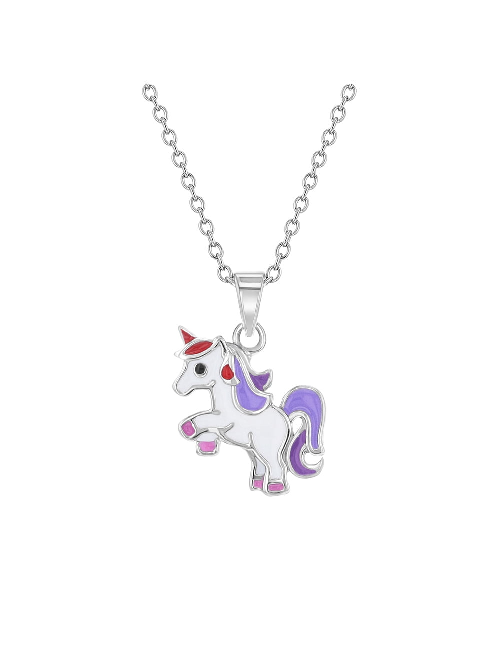 Pastel Enamel Unicorn Satellite Toddler / Kids / Girls Jewelry Set - S