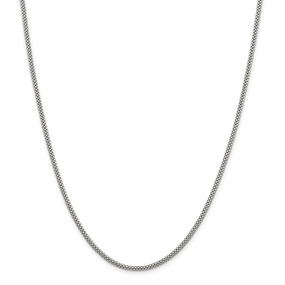 925 Sterling Silver 2.4mm Corona Chain 16 Inch