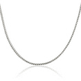 thumbnail image 1 of 925 Sterling Silver 2.55mm Square Franco Link Chain Necklace, 1 of 4