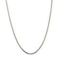 thumbnail image 1 of 925 Sterling Silver 2.5mm 8 Side Diamond Cut Box Chain w/ Spring Ring Clasp - 30", 1 of 5
