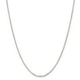 thumbnail image 1 of 925 Sterling Silver 2mm Diamond-cut Cable Chain With 4in ext.; 22 inch; for Adults and Teens; for Women and Men, 1 of 4