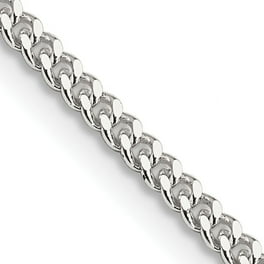 Beveled Curb Chain Bracelet 5mm Width 150 Sterling Silver Beveled Curb Chain Bracelet 5mm Width 150 Sterling Silver