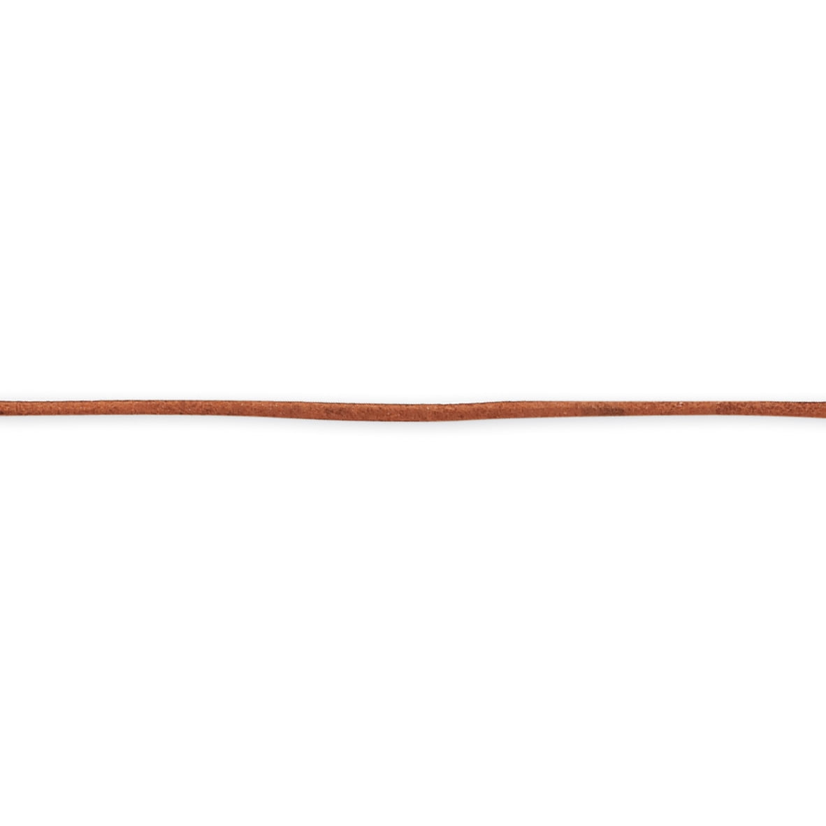 925 Sterling Silver 2mm Natural Leather Cord Necklace 16 Inch