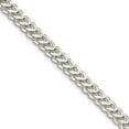 thumbnail image 1 of 925 Sterling Silver 2mm Sparkle-Cut Square Franco Chain Necklace 26 Inch Chain Necklace for Women and Men, 1 of 2